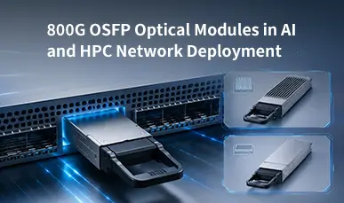 800G OSFP Optical Modules in AI and HPC Network Deployment