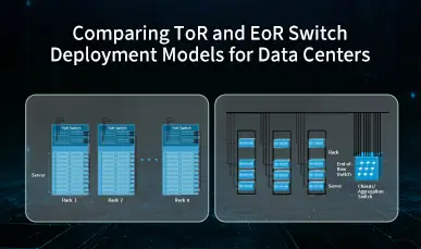 Comparing ToR and EoR Switch Deployment Models for Data Centers