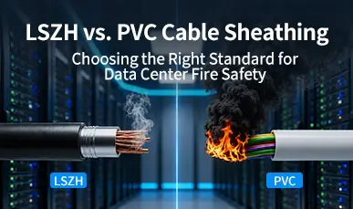 LSZH vs. PVC Cable Sheathing: Choosing the Right Standard for Data Center Fire Safety