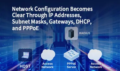 Network Configuration Becomes Clear Through IP Addresses, Subnet Masks, Gateways, DHCP, and PPPoE
