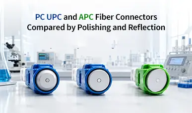 PC UPC and APC Fiber Connectors Compared by Polishing and Reflection