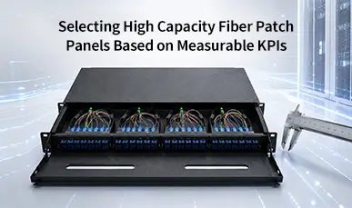 Selecting High Capacity Fiber Patch Panels Based on Measurable KPIs