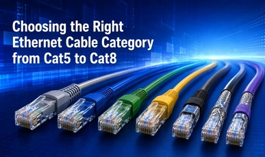 Choosing the Right Ethernet Cable Category from Cat5 to Cat8