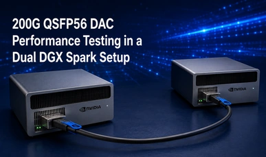 200G QSFP56 DAC Performance Testing in a Dual DGX Spark Setup