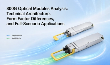 800G Optical Modules Analysis: Technical Architecture, Form Factor Differences, and Full-Scenario Applications