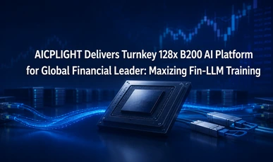 AICPLIGHT Delivers Turnkey 128x B200 AI Platform for Global Financial Leader: Maximizing Fin-LLM Training