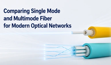 Comparing Single Mode and Multimode Fiber for Modern Optical Networks