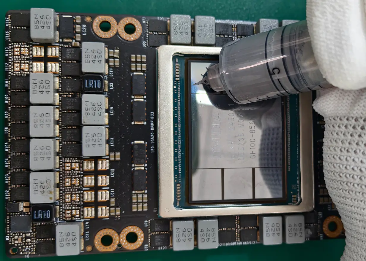 GPU cooling system cleaning and repair