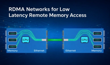 RDMA Networks for Low Latency Remote Memory Access