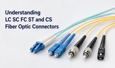 Understanding LC SC FC ST and CS Fiber Optic Connectors