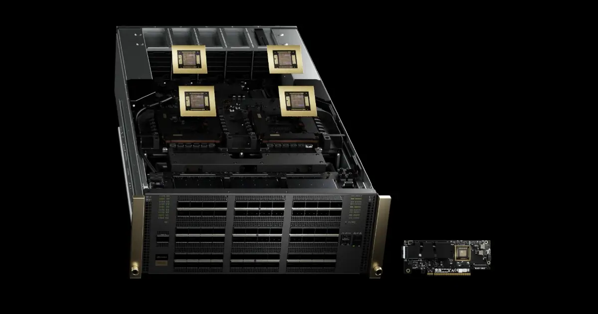 NVIDIA Quantum-X InfiniBand switch platform with integrated switching ASIC and network accelerator modules for AI clusters.