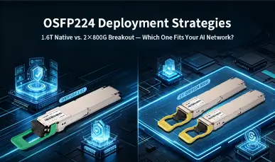 OSFP224 Deployment Strategies: 1.6T Native vs. 2×800G Breakout — Which One Fits Your AI Network?